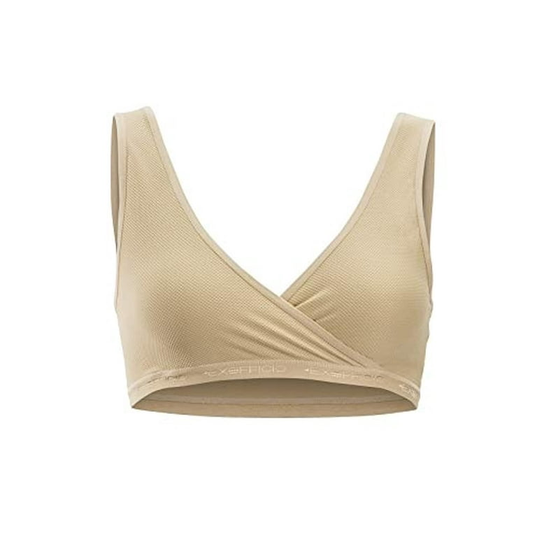 ExOfficio Women's Give-N-Go CrossOver Bra, X-Large, Nude 