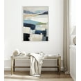 thumbnail image 6 of Kate and Laurel Sylvie Skyline I Framed Canvas Wall Art by Amy Lighthall, 31.5x41.5 White, Modern Abstract Landscape Art for Wall, 6 of 7