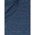 thumbnail image 7 of Women Teen Giraffe Mickey Ears with Flowers Shirt Floral Animal Print Character T-Shirt (Navy-Small), 7 of 7