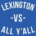 thumbnail image 3 of Lexington Vs All Y'all Mens T-Shirt - Large - Royal, 3 of 6