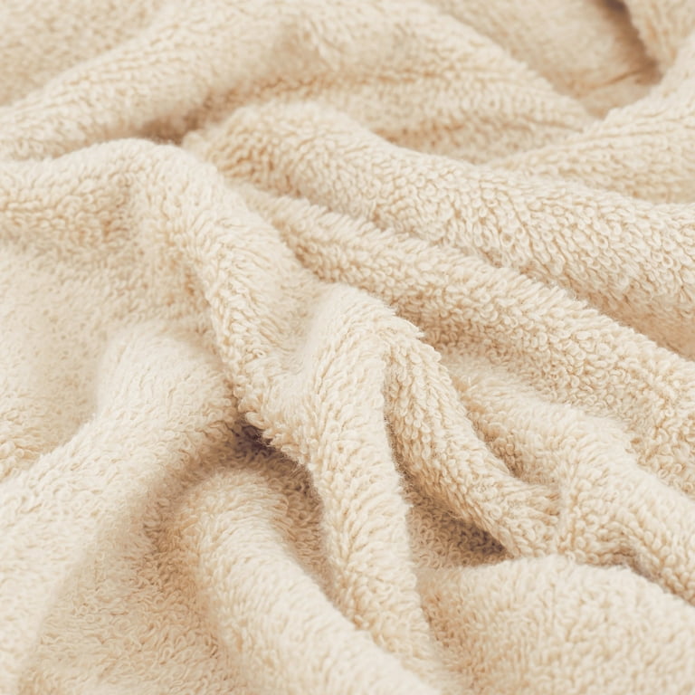 Mellanni Bath Sheets 100% Cotton Towels 35 inchx70 inch, 2 Pack, Beige, Size: 35 x 70