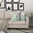 thumbnail image 4 of Spring Eucalyptus LeavesThrow Pillow Covers 20X20 Inches Set of 2 Sage Green Leaf Butterfly Decorative Pillow Cases Summer Floral Pillow Covers Farmhouse Home Decor for Sofa Couch Bed Living Room, 4 of 6