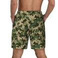thumbnail image 3 of Kdxio Camouflag Print Men's Swim Trunks with Compression Liner 7 Inch Inseam Quick Dry Swim Shorts, 3 of 7