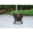 thumbnail image 4 of Endless Summer Oil Rubbed Bronze Wood Burning Outdoor Firebowl with Stars And Moons, 4 of 5