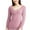 Purple, variant on Lovzfmll Women's Thermal Top Seamless Long Sleeve, with Brushed Fleece Interior and High Elasticity for All-Day Warmth and Movement