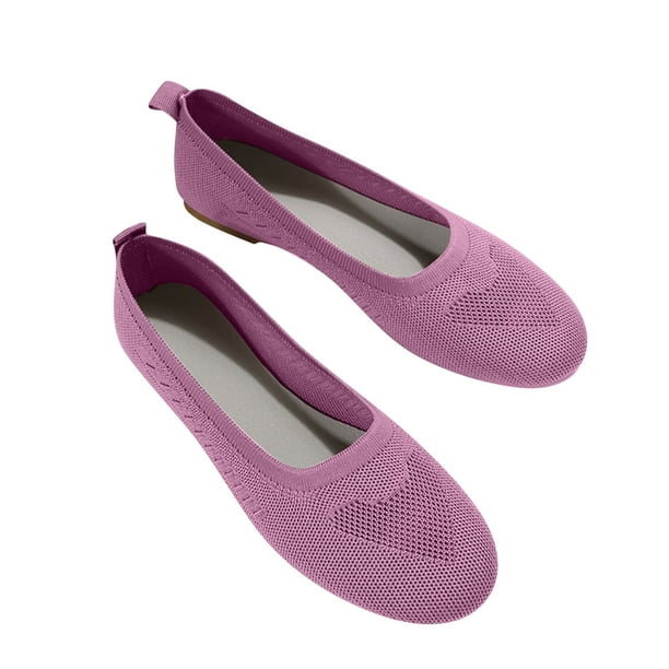 Amzcrzy Zapatos de mujer,Zapatos de mujer,Zapatillas de mujer, Zapatos casuales de malla para mujer, de boca baja, planos, fáciles de quitar y cómodos. Sandalias Mujer Zapatillas De Casa