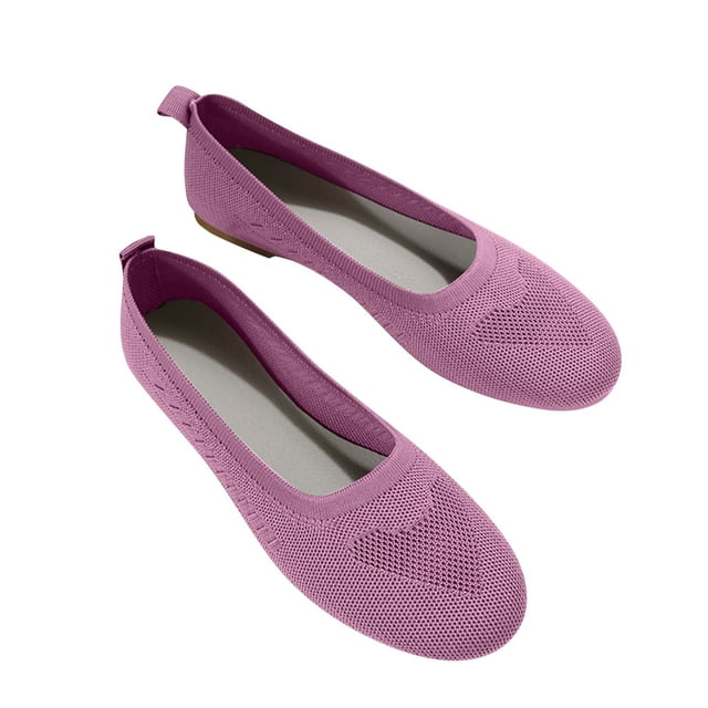 Amzcrzy Zapatos de mujer,Zapatos de mujer,Zapatillas de mujer, Zapatos casuales de malla para mujer, de boca baja, planos, fáciles de quitar y cómodos. Sandalias Mujer Zapatillas De Casa