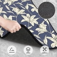 thumbnail image 3 of Fotbe Lilies Flowers Juego de 4 Tapetes para Auto con Estampado – Alfombrillas de Goma Reforzada, Diseño Antideslizante, Protección para Todo el Año – Vehículos, Autos, Camionetas y SUVs, 3 of 7