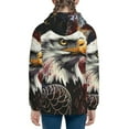 thumbnail image 6 of Pofeuu Retro American Eagle A Print Teenage Zipper Hoodie Sweatshirts Hooded Casual Jackets With Pocket For Boys Girls-Small, 6 of 6