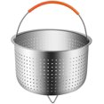 thumbnail image 1 of Promoción de invierno, cesta para vaporera, cesta para vaporera de verduras de acero inoxidable 304, cesta para vaporera de arroz, olla a presión, 1 of 4
