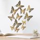thumbnail image 4 of Decoración colorida Naiovety mariposas simuladas pegatinas coloridas decoración del hogar LK12 champán, 4 of 6