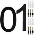 thumbnail image 4 of MYG 8 inch Modern Floating House Numbers Large Black Shadow Home Address Garage Gate, 4 of 6