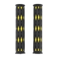 thumbnail image 1 of Cubierta de palanca de freno universal de motocicleta de 1/2" 12mm Unique Bargains, manga de agarre de freno de caucho antideslizante para motocicleta, scooter, bicicleta, negro y amarillo, 1 par, 1 of 1
