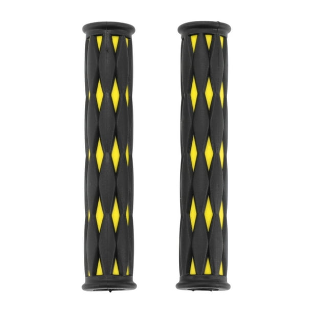 Cubierta de palanca de freno universal de motocicleta de 1/2" 12mm Unique Bargains, manga de agarre de freno de caucho antideslizante para motocicleta, scooter, bicicleta, negro y amarillo, 1 par