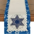 thumbnail image 6 of Passover Easter Table Runner Jewish Menorah Hanukkah Holiday Kitchen Coffe Indoor Outdoor Home Party ration cloth, 6 of 6