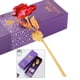 thumbnail image 3 of oro and rosa flores artificiales, siempre chapado en oro and rosa sumergido para , madre, novia, Valentín, de , rojo perfecl rosa eterna, 3 of 7