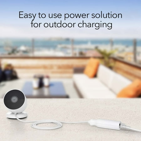 Wasserstein - PoE Adapter for Google Nest Cam Battery - White
