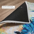thumbnail image 6 of Addison Rugs Dream Shag Premium Machine Washable Transitional Rooster Blue Rectangle Rug, 8' x 10', 6 of 8