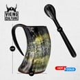 thumbnail image 6 of Viking Culture Hot Viking Horn Mug with Spoon and Bag, 2 Piece Set, 6 of 7