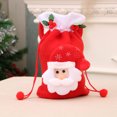 thumbnail image 3 of Felices vacaciones muñeco de nieve niños bolsas de regalo de Navidad decoración regalos bolsas de regalo de Navidad baratas portátiles, 3 of 4