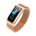 thumbnail image 1 of sweethay inteligente AK12 Pantalla a color de cardíaco recargable Reloj inteligente IP67 Reloj deportivo resistente al agua Relojes inteligentes oro cinturón de acero, 1 of 8