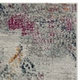 thumbnail image 2 of SAFAVIEH Madison Michelle Overdyed Abstract Runner Rug, Light Grey/Fuchsia, 2'3" x 8', 2 of 4