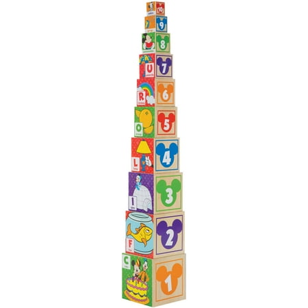 Melissa & Doug Mickey Mouse &amp; Friends Nesting &amp; Empiler des blocs jouets pour bébés