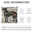 thumbnail image 5 of PHYHOO Dog Themed of A Dog Decorative Throw Pillow Case for Home Living Room Girls Room Decor, Mom Girls Women Gifts White, 5 of 5