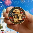 thumbnail image 6 of WKSCLPAI 250th Anniversary Commemorative Keepsake Collection Ornaments, USA Double-Sided Print Challenge Keepsake Decorations, Collectible Gift for Patriotism Man, 1.6Inch, #A, 6 of 8