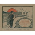 thumbnail image 3 of Walter Conant Greenough 18x15 Black Modern Framed Museum Art Print Titled - A Knight of the Nets by Amelia E. Barr (1896), 3 of 5