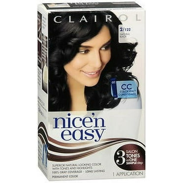 Clairol Nice 'n Easy Hair Color, 2 Black (Pack of 12)