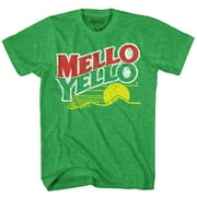 Coca-Cola Mello Yello Soda Pop Drink Vintage Logo Men's T-Shirt (Medium)