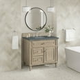 thumbnail image 5 of James Martin Vanities 424-V36-3Pbl Lorelai 36" Single Basin Wood Vanity Set - Mid-Century, 5 of 7
