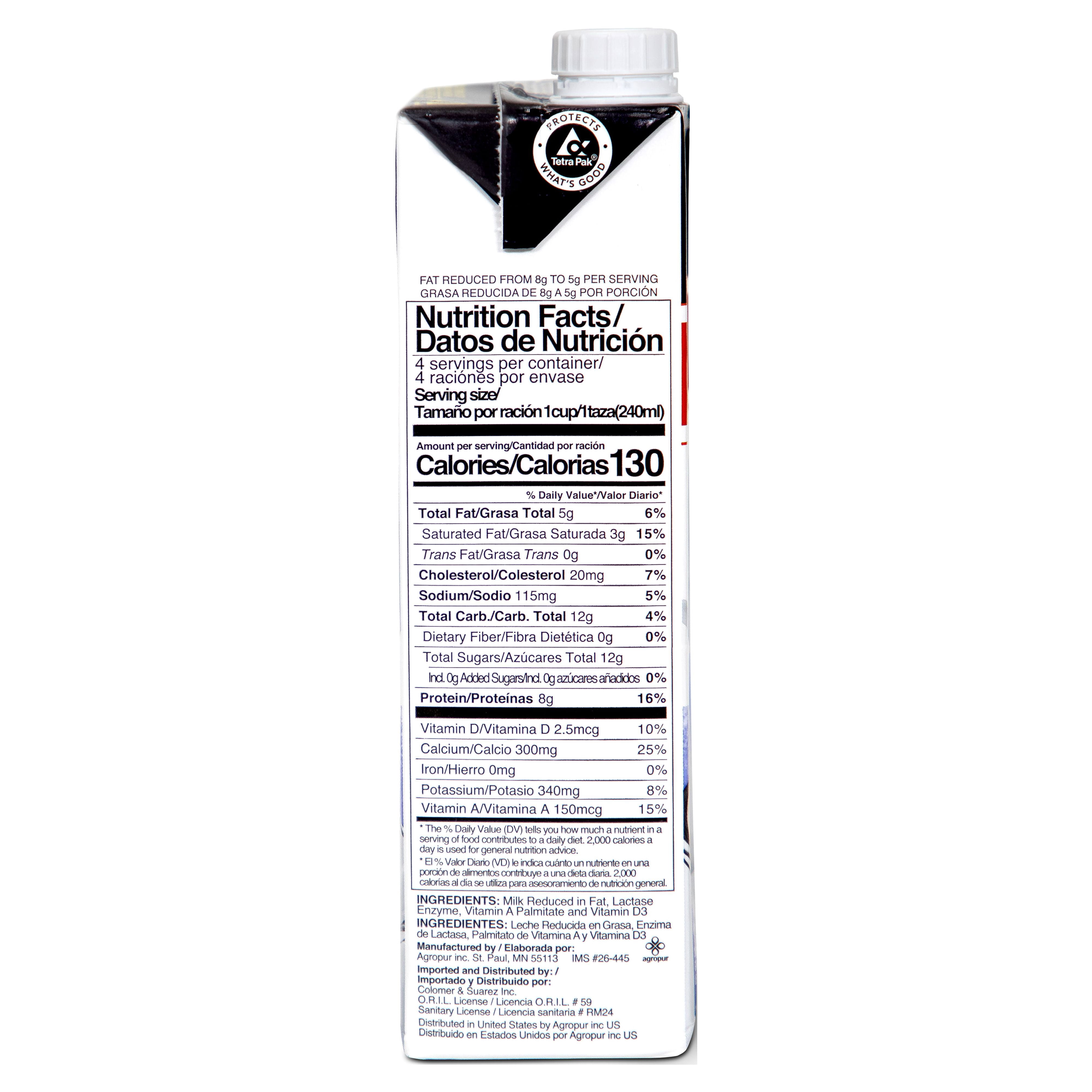 Natrel 2% Lactose-Free Shelf Stable Milk, 32 oz, 6 Pack