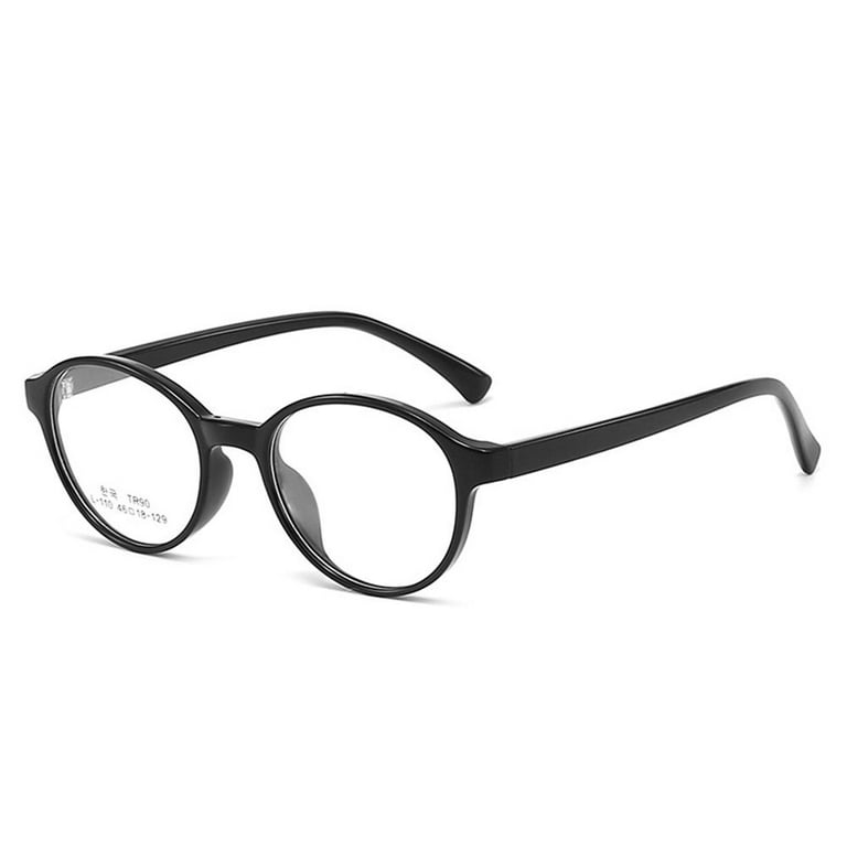 2 Pack Kids Blue Light Blocking Glasses Flexible UV400 Eyewear for Teen Boys  Girls Computer Game Glasses with Straps Age 4-10 ( Black ) 