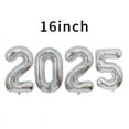 thumbnail image 2 of 5 juegos de globos 2025 Globos de números de 16 pulgadas Globos de fiesta de graduación Decoraciones Nochevieja 2025 Decoración de fiesta de festival, 2 of 5