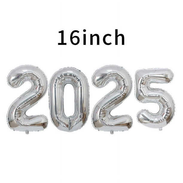 Este gran número de globos 2025 es una buena adición para celebrar la próxima fiesta de 2025.