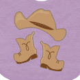 thumbnail image 4 of Inktastic Western Style Boy Boots Boys or Girls Baby Bib, 4 of 4