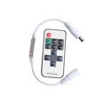thumbnail image 1 of Control remoto inalámbrico para tira de luz de un solo color Led Mini interruptor de atenuación en línea (1 juego, blanco) ZefeiWu 8390606774804, 1 of 1