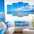 thumbnail image 1 of Rocks in a Blue Panoramic Sea Bay, 1 of 3