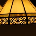 thumbnail image 3 of CHLOE Aston Tiffany Mission Stained Glass Mini Chandelier 20.5" Overall Width, 3 of 5