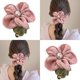 thumbnail image 2 of Stylish Women's Flower Hair Elastic Flower Scrunchies Large Floral Pearls Hair Rope Adds A Touch Of Fashion To Your Look Yellow, 2 of 4