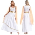 thumbnail image 3 of Disfraz de Cosplay de la diosa Atenea de la reina griega de Halloween para mujer, vestido de toga romana de gasa antigua, túnica de adoración para el coro de la iglesia, 3 of 5