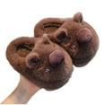 thumbnail image 4 of breaise Fleece Slippers for Kids Girls Boys Cute Plush Kawaii Cartoon Slide Shoes Indoor Outdoor Cozy House Shoes, 4 of 7