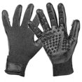 thumbnail image 1 of Guantes de aseo para mascotas, guantes con cepillo de masaje para limpieza y aseo de gatos, perros y caballos., 1 of 5