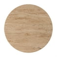 thumbnail image 5 of Butler Specialty Company Ruby 15" Round Travertine and Fluted Wood Side Table, 5 of 6