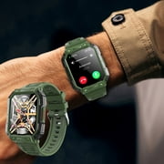 Taicans Smart Watch for Men & Women - Military Grade Fitness Tracker with 2.1" HD Touchscreen,Bluetooth Calling,IP68 Waterproof,10+ Sports Modes,7-Day Battery‌