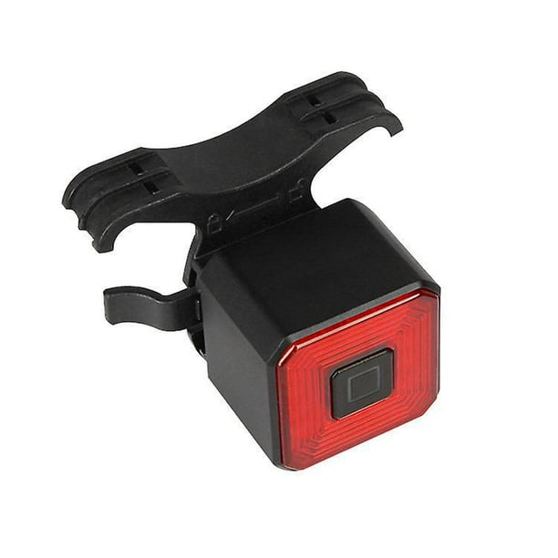 Luz trasera inteligente para bicicleta con luz de freno automático, recargable por USB, luz de advertencia de seguridad para bicicleta, accesorios de luz para bicicleta que se adaptan a cual