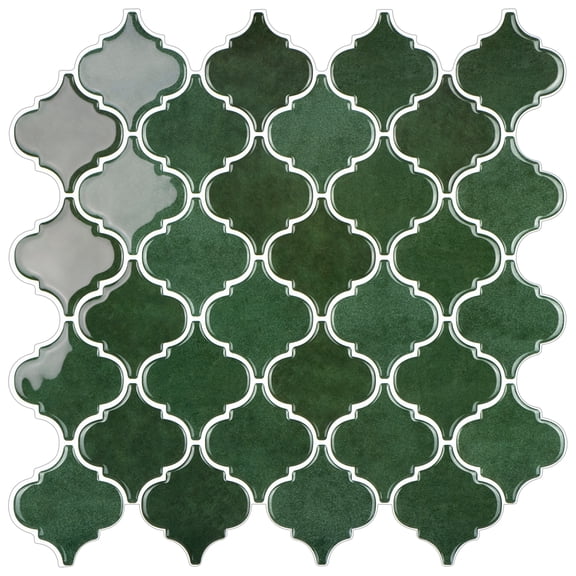Peel and Stick Backsplash 3D Stick On Vinyl Sticker Thicker Upgrade Waterproof Mosaic Tiles 12 X 12 Inch (Set Of 10)