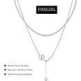 thumbnail image 5 of PuliPuqi Lariat Gold Necklace for Women, Dainty Long Necklace 14k Gold Plated/Silver Y-Shaped Pendant Necklace Trendy Layered Cz Beaded Chain Drop Necklaces Simple Gold Jewelry For Women Gift, 5 of 6